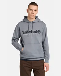 Timberland Felpa con Cappuccio Established 1973 da Uomo in grigio, Uomo, grigio, Taglia Grigio