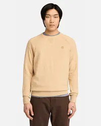 Timberland Maglione con Maniche Raglan Phillips Brook da Uomo in giallo chiaro, Uomo, giallo, Taglia Giallo