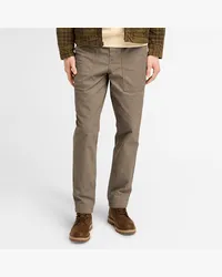 Timberland Pantaloni Fatigue in Tela Effetto Lavato Goffstown da Uomo in marrone, Uomo, marrone, Taglia Marrone