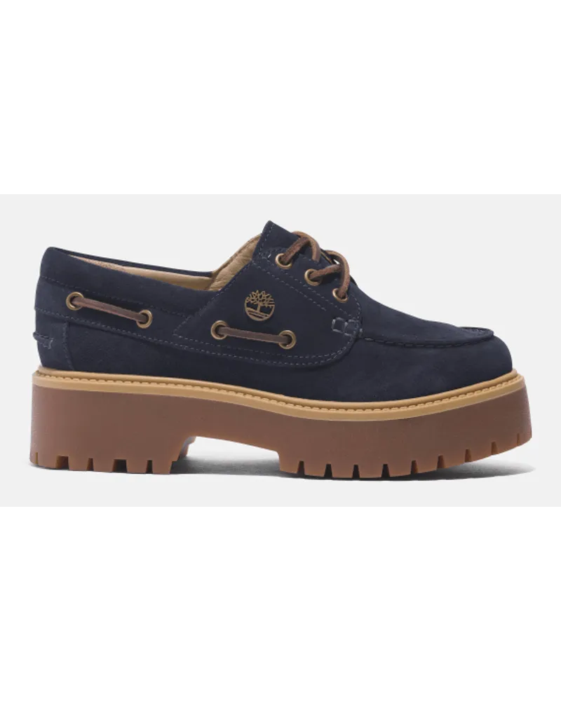 Timberland Scarpa da Barca Timberland C. F. Stead Indigo Suede Stone Street da Donna in blu scuro, Donna, blu, Taglia Blu