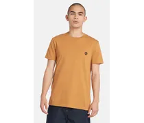 T-shirt Slim-fit Dunstan River Da Uomo In Arancione Arancione