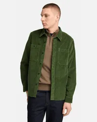 Timberland Overshirt in Velluto a Coste da Uomo in verde, Uomo, verde, Taglia Verde