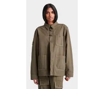 Timberland Overshirt Timberland x Edison Chen Future73 All Gender in verde scuro, verde, Taglia: S 
