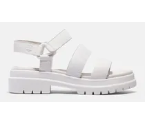 Sandalo A 3 Fasce London Vibe Da Donna In Bianco Bianco