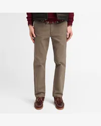 Timberland Pantaloni Chino in Twill Elasticizzato Claremont da Uomo in marrone, Uomo, marrone, Taglia Marrone