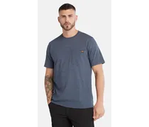T-shirt Con Tasca  Pro Da Uomo In Blu Blu