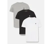 T-shirt Girocollo Basic in Jersey in Confezione da 3 da Uomo in multicolore, Uomo, multicolore, Taglia