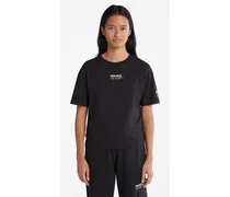 T-shirt Con Tecnologia Tencel X Refibra Da Donna In Colore Nero Colore Nero