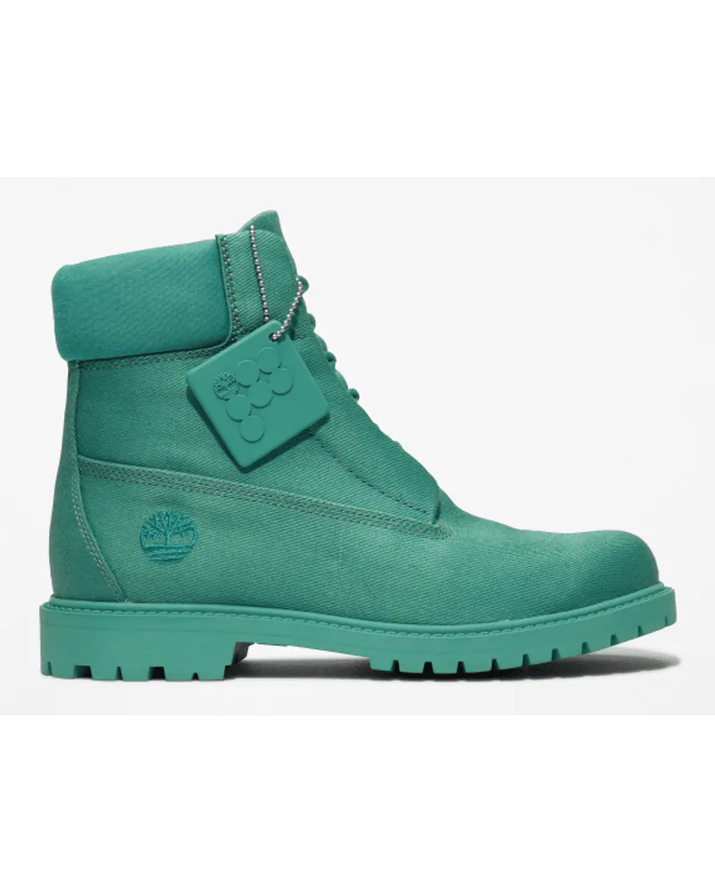 Timberland Boot Premium Fabric 6-Inch Timberland x Pangaia da Donna in verde, Donna, verde, Taglia: 38 