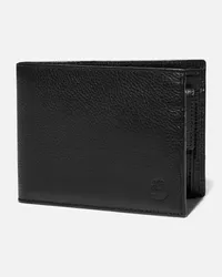 Timberland Portafoglio Bifold Grande con Tasca Portamonete Kennebunk da Uomo in colore nero, Uomo, colore nero Colore