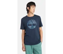 T-shirt Con Logo Ad Albero Kennebec River Da Uomo In Blu Scuro Blu