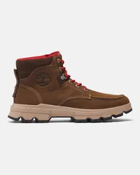 Timberland Stivale Stringato Impermeabile Timberland Originals Ultra Mid da Uomo in marrone chiaro, Uomo, marrone, Taglia Marrone