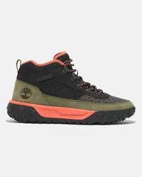 Timberland Scarpa Hiker Stringata Greenstride Motion 6 Mid da Uomo in colore nero/verde, Uomo, colore nero, Taglia Colore