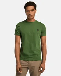 Timberland T-shirt Dunstan River da Uomo in verde scuro, Uomo, verde, Taglia Verde