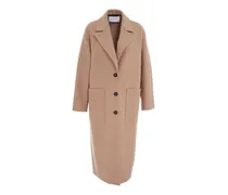 Greatcoat in lana pressata