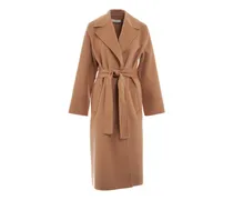 Maxi coat in wool