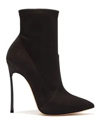 Casadei Blade Suede Ankle Boot - Donna Stivaletti Black Black