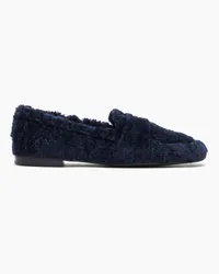 Casadei Valsenales Faux Fur Loafers - Donna Flats e Mocassini Nightsky Nightsky