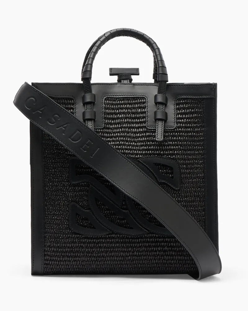 Casadei Beaurivage Mini Shopper - Donna Borse Black Black