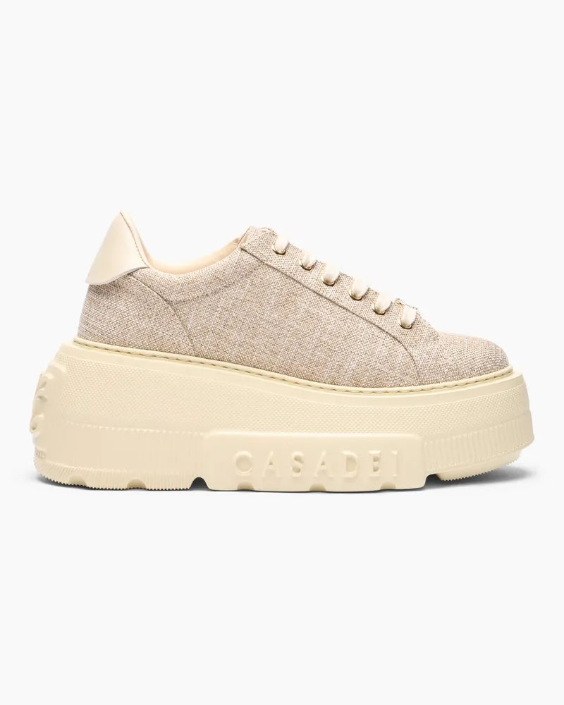 Casadei Nexus Jutalux Sneakers - Donna Sneakers Gold And Milk Gold