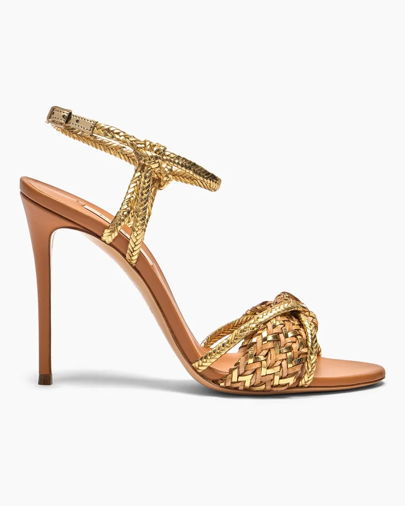 Casadei Marbella Lux Hanoi  Sandal - Donna Sandali Natur And Gold Natur