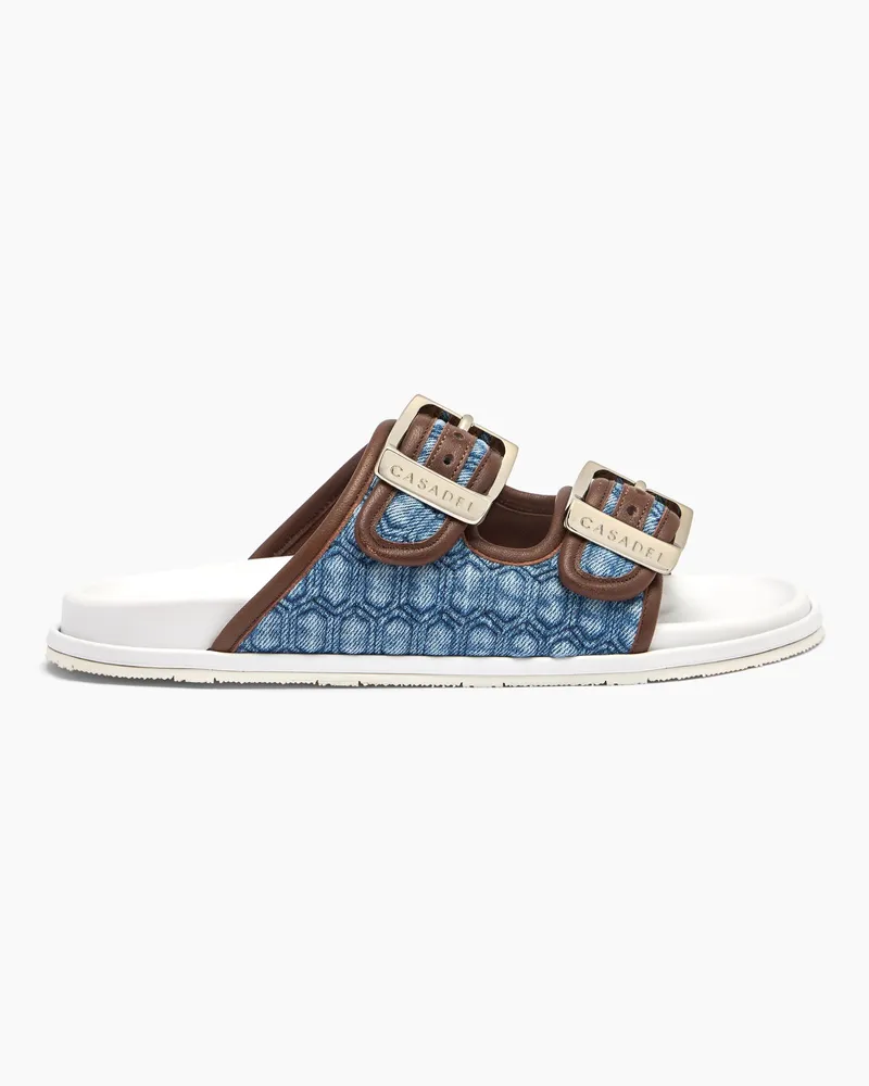 Casadei Birky Denim Flat - Donna Flats e Mocassini Denim And Saddle Denim