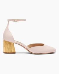 Casadei Emily Cleo Leather And Gold Sandals - Donna Décolleté E Slingback Minou Minou