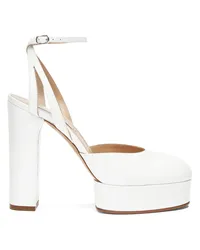 Casadei Betty Patent Leather Platform Pumps - Donna Plateau White White