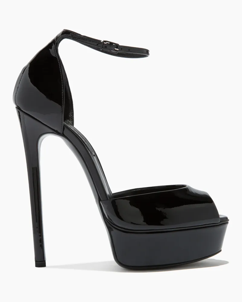 Casadei Flora Tiffany Platform Sandals - Donna Plateau Black Black
