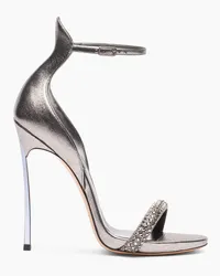 Casadei Stratosphere Cappa Blade Wonder - Donna Sandali Ematite And Gun Metal Ematite