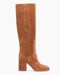 Casadei Cleo Suede High Boots - Donna Stivali Siena Siena