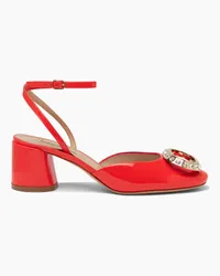 Casadei Emily Cleo Patent Leather Pumps - Donna Décolleté E Slingback Coralflame Coralflame