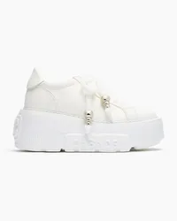 Casadei Nexus Leather Sneakers - Donna Sneakers White White