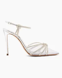 Casadei C+c - Donna Décolleté E Slingback Carystal And Silver Carystal