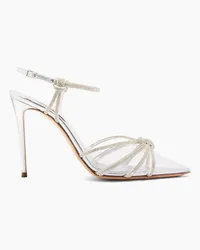 Casadei C+c - Donna Décolleté E Slingback Carystal And Silver Carystal