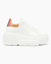 Casadei Nexus Flash Sneakers - Donna Sneakers White And Rose Gold White