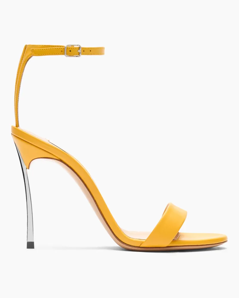 Casadei Marta Leather Sandals - Donna Sandali Curcuma Curcuma