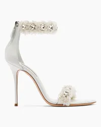 Casadei Elsa Leather Sandals - Donna Sandali White White