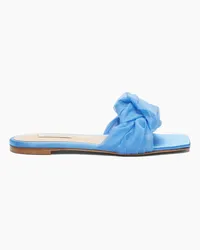 Casadei Geraldine Helen Flat Sandals - Donna Flats e Mocassini Bohemenian Blue Bohemenian