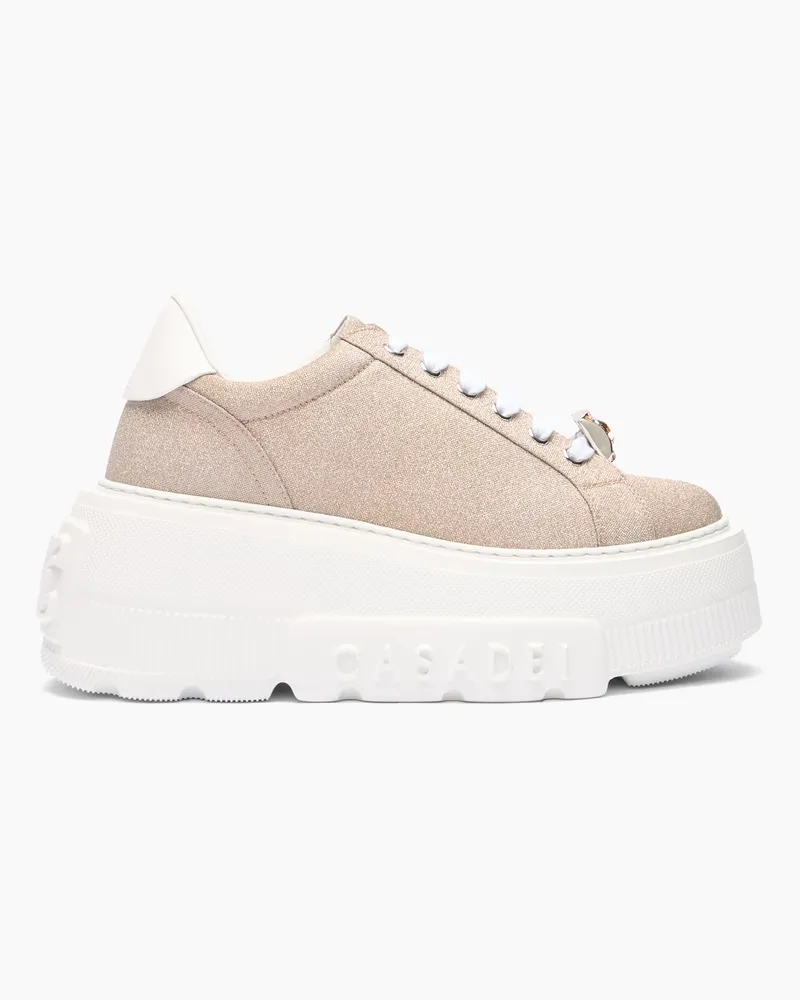 Casadei Nexus Cas25 Sneakers - Donna Sneakers Nude And White Nude