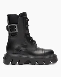 Casadei Cosmic Generation C Biker Boots - Donna Stivaletti Black Black