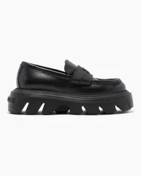 Casadei Generation C Leather Loafer - Donna Flats e Mocassini Black Black