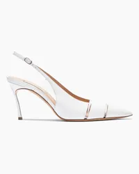 Casadei Superblade Patent Leather Slingbacks - Donna Décolleté E Slingback White White