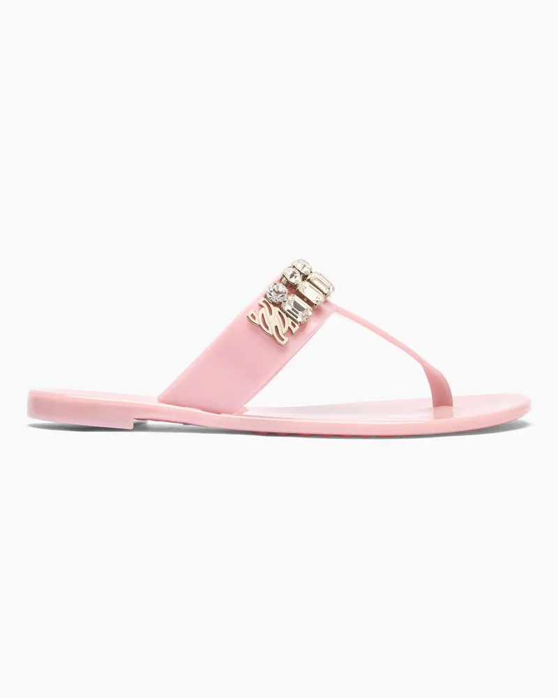Casadei Jelly Decor Sandals - Donna Flats e Mocassini Powder Powder