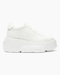 Casadei Nexus Leather Sneakers - Donna Sneakers White White