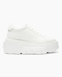 Casadei Nexus Leather Sneakers - Donna Sneakers White White