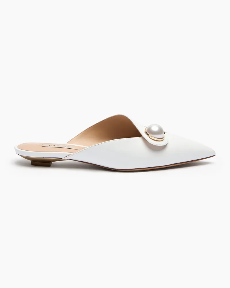 Casadei Blade Big Pink Ballet Flats - Donna Flats e Mocassini White White