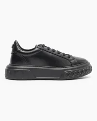 Casadei Off Road Leather Sneakers - Donna Sneakers Black Black