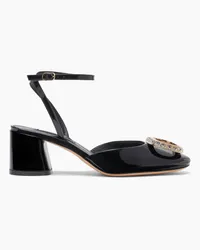 Casadei Emily Cleo Patent Leather Pumps - Donna Décolleté E Slingback Black Black