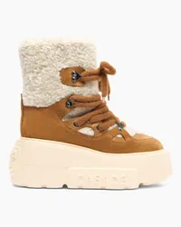 Casadei Skipass Nexus Mountain Boots - Donna Sneakers Honey And White Honey